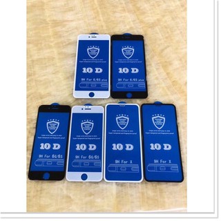  Cường Lực Iphone Full màn 10D - Cường lực ip (tặng khách giấy lau Khô - Ướt)