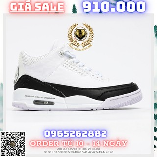 Giày Outlet Sneaker _Fragment Design x Air Jordan 3 AJ3 MSP:  PHONG CÁCH ORDER + FREESHIP ➡️ gaubeostore.shop