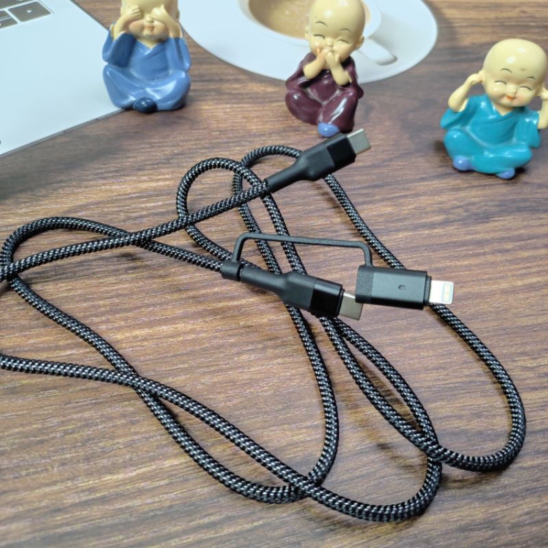 Cáp sạc Type C To Type C/Lighting 3A dài 1m2 Nubia