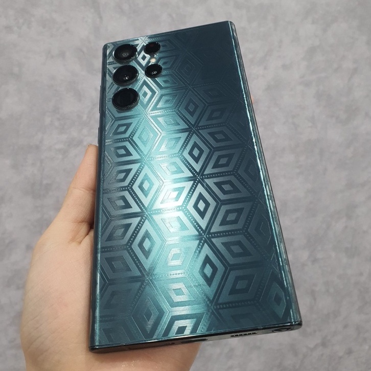 Miếng dán Full lưng viền 4D vân Rubik Samsung Note10plus S20Ultra S21 S10plus Note 9 Note 20ultra Note 20 S10 5G S10 S20