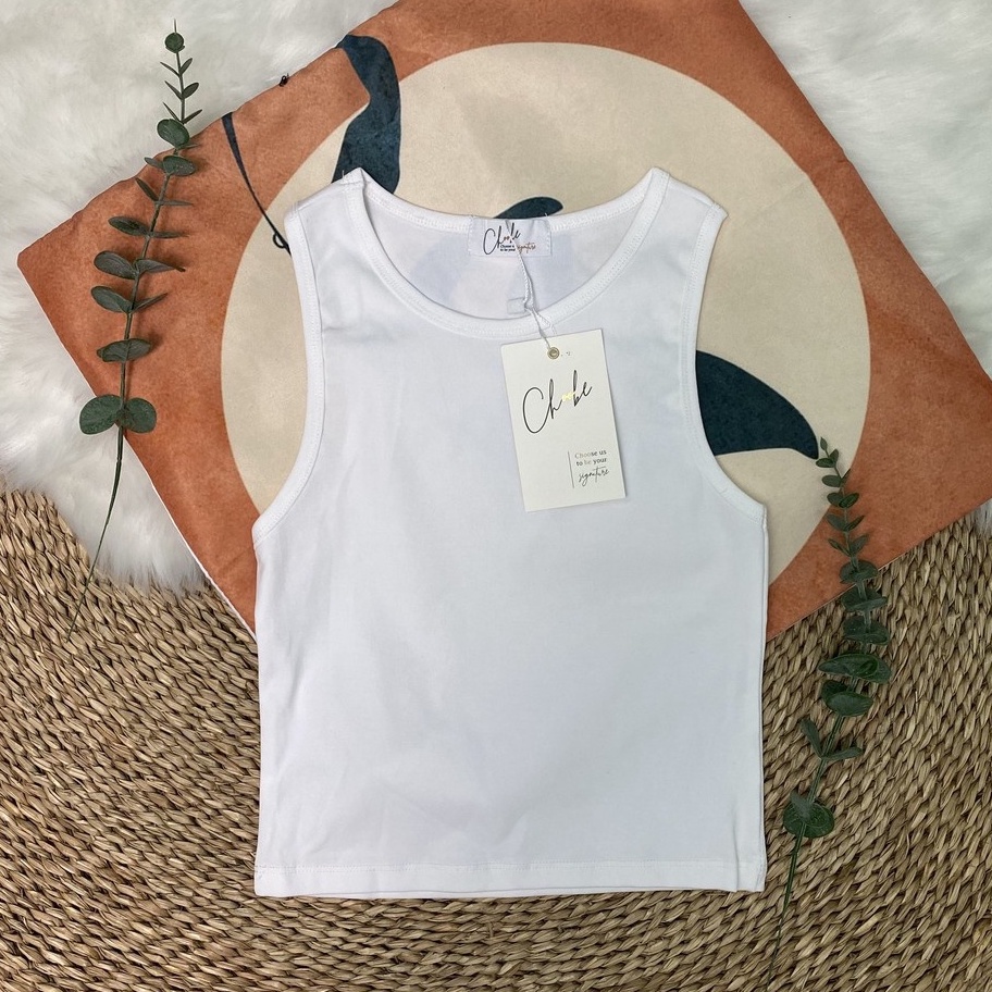 Áo croptop nữ C03 sát nách  kiểu ôm body tank top vải cotton co giãn tốt