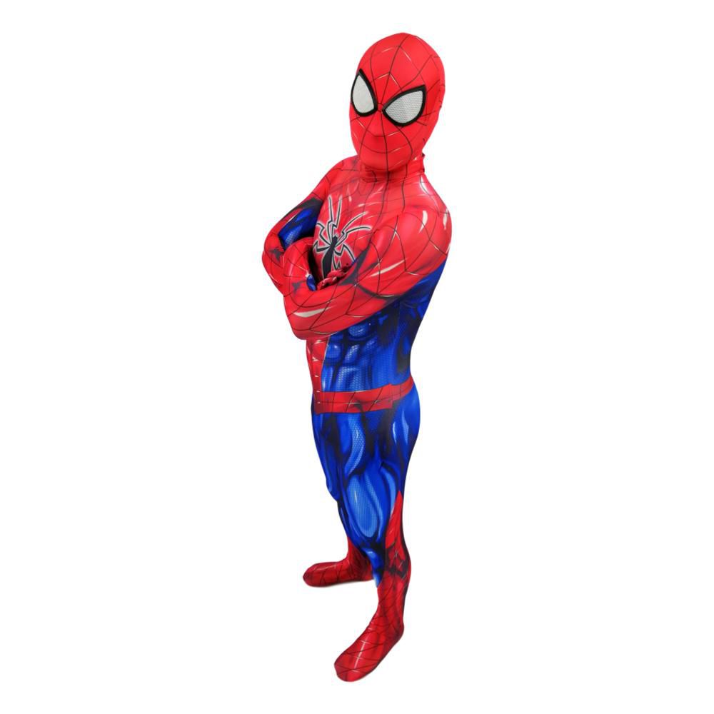 Áo liền quần cosplay nhân vật Spider-Man Armor MK IV cho người lớn và trẻ em vào dịp Halloween