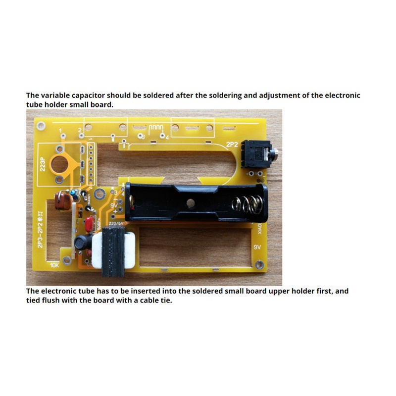 Bộ Dụng Cụ Tự Làm Gồm Đèn Led 2P2 Radio 2P3 Radio