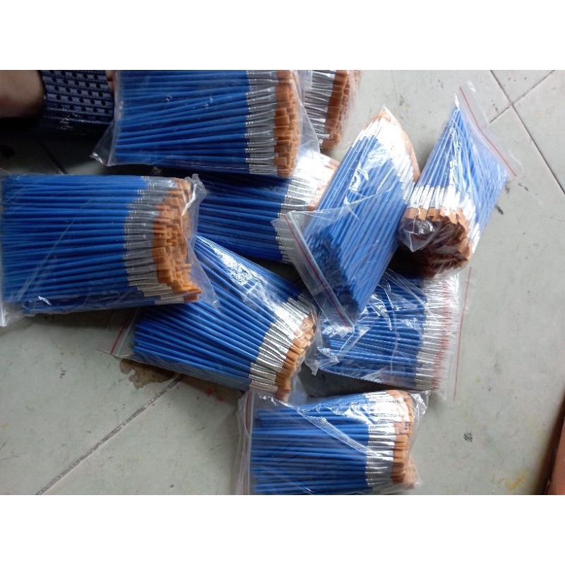 100 cọ vẽ đầu dẹt 0.7mm