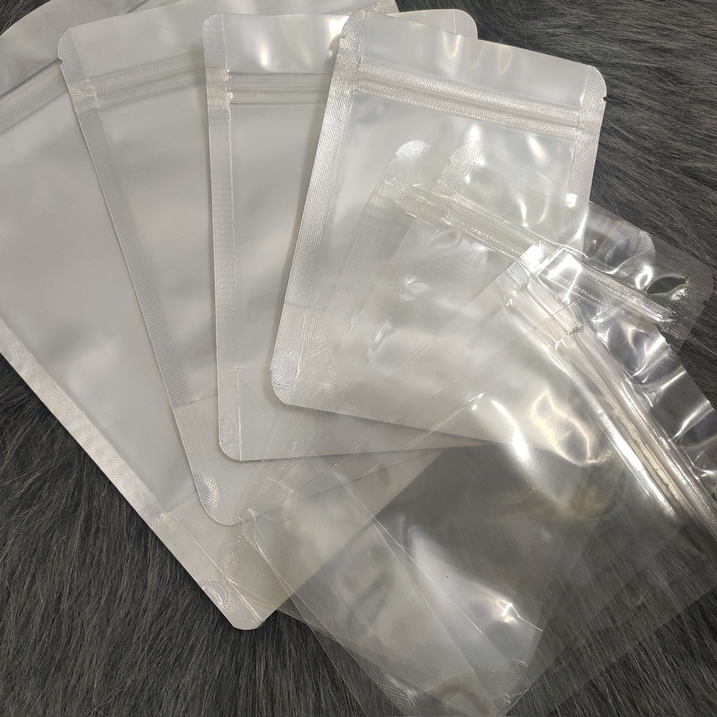 Túi Zip Bạc / Túi Zip Trong / Túi Zip Chỉ Đỏ (1 Lạng) - Có Nhiều Size