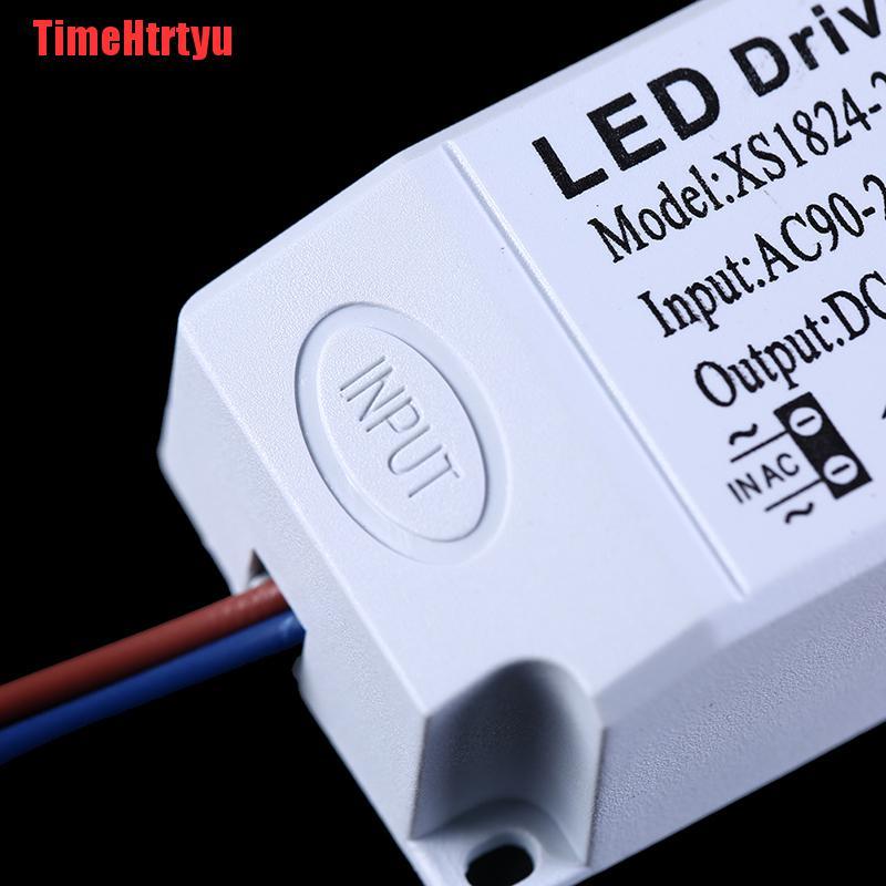 TimeHtrtyu 3W 7W 12W 18W 24W power supply driver adapter transformer switch for LED lights