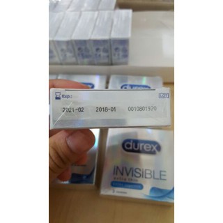 [Siêu giảm giá ]Bao Cao Su ÔM SÁT SIÊU MỎNG Durex Invisible - 3 cái