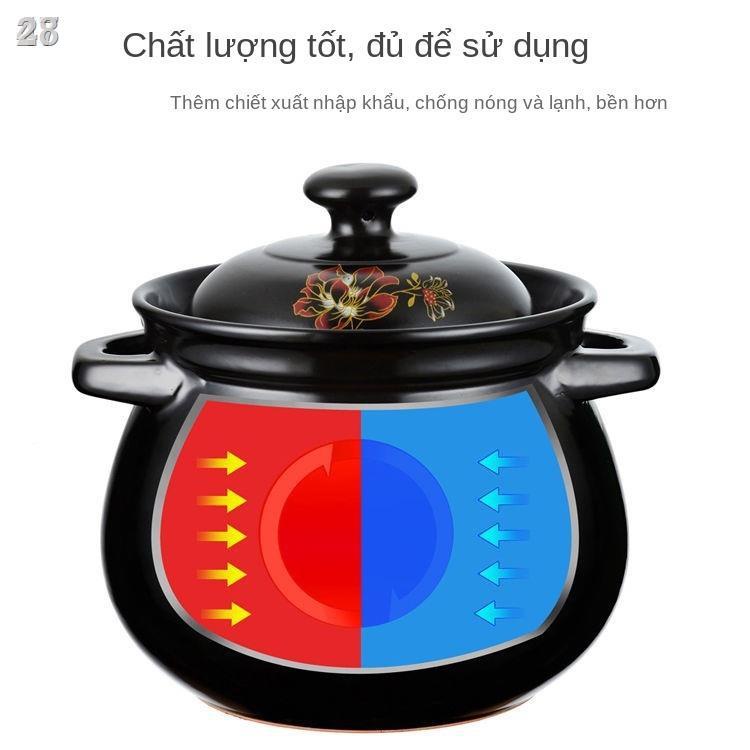 ✢28Nồi hầm siêu lớn dung tích 9500ML-1700ML nhiệt độ cao ngọn lửa mở trực tiếp nấu súp bằng sứ