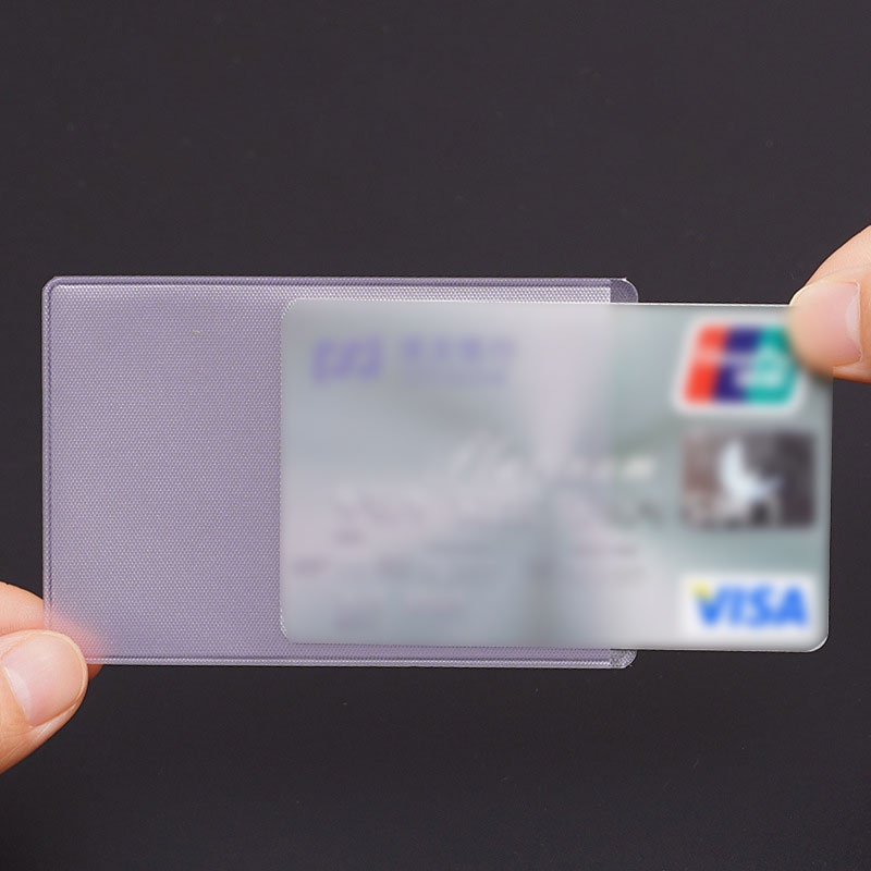 Bộ 10 Thẻ Nhựa PVC Trong Suốt Chống Thấm Nước