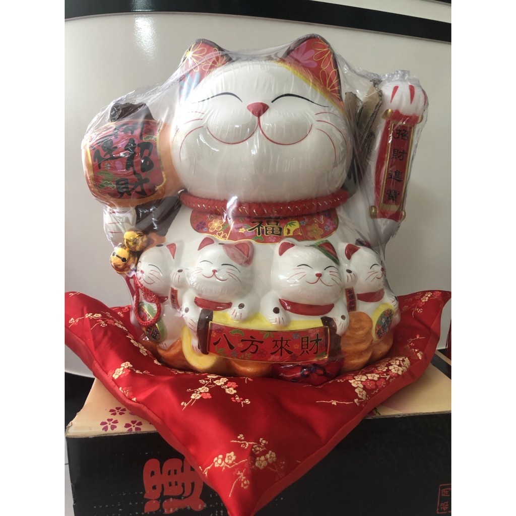 mèo đại phúc cỡ lớn - mèo vẫy nhật bản 35cm