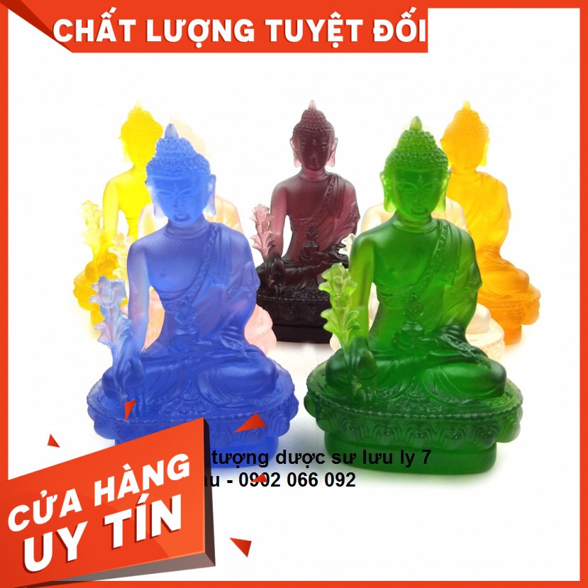 Bộ tượng dược sư 7 màu 7 tượng