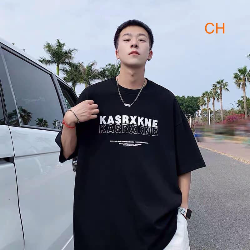 [ HÀNG ĐEP ] Áo phông nam KASR  Chất cotton 3158 Form thụng unisex CH4810