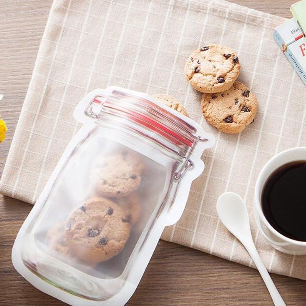 5 Túi Zip Đựng Thực Phẩm Có Thể Tái Sử Dụng Tiện Lợi