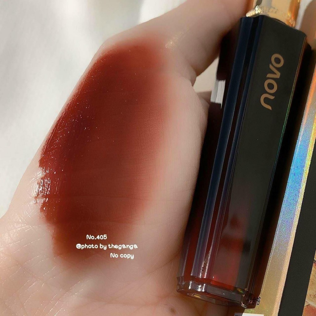 Son Kim Cương  NOVO Chống Thấm Nước Lâu Trôi Mịn Như Nhung Vỏ Hình Kim Cương Đen Lấp Lánh | BigBuy360 - bigbuy360.vn