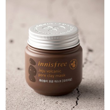 Mặt Nạ Đất Sét Tro Núi Lửa Hỗ Trợ Giảm Mụn Đầu Đen Innisfree Super Volcanic Pore Clay Mask 2X