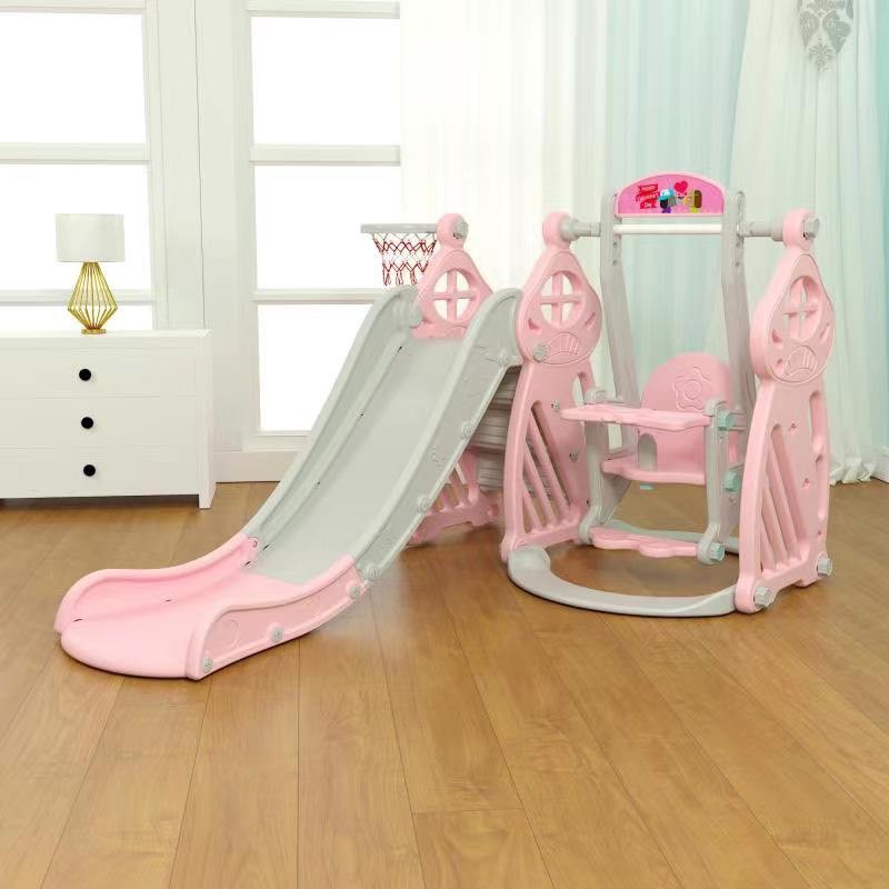 Cầu Trượt xích đu hình ô tô máng dài chắc chắn sang trọng