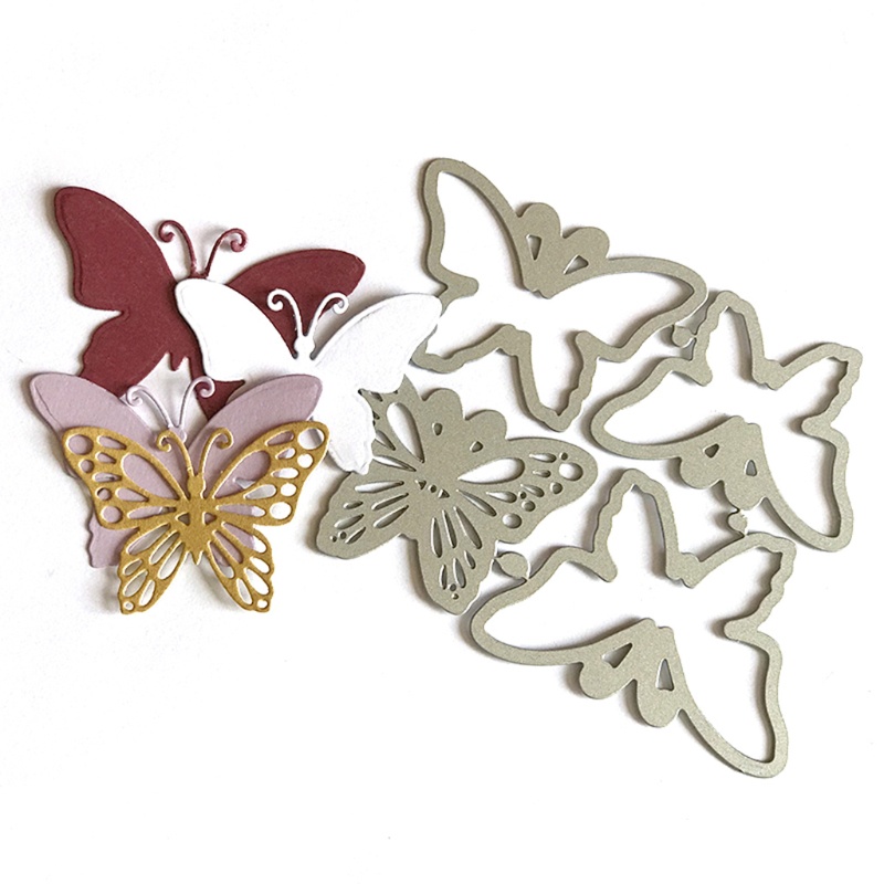 Khuôn Cắt Giấy Kim Loại Hình Bươm Bướm Xinh Xắn