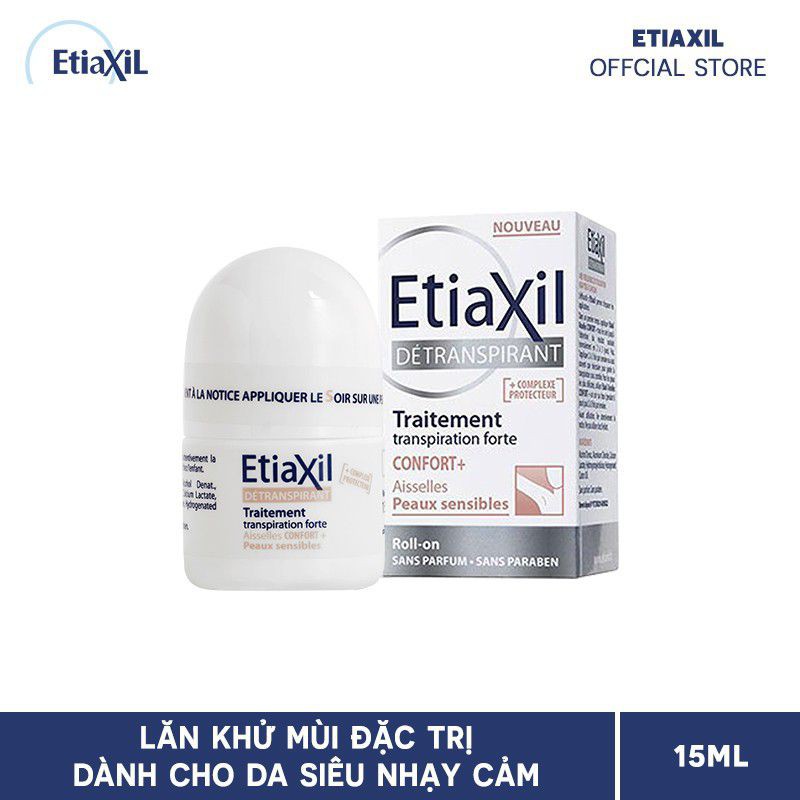 [ FREE SHIP ] Lăn Khử Mùi etiaxil Dành Cho mọi loại da 15ml chính hãng của pháp ngăn hôi nách, ướt nách,mồ hôi nách