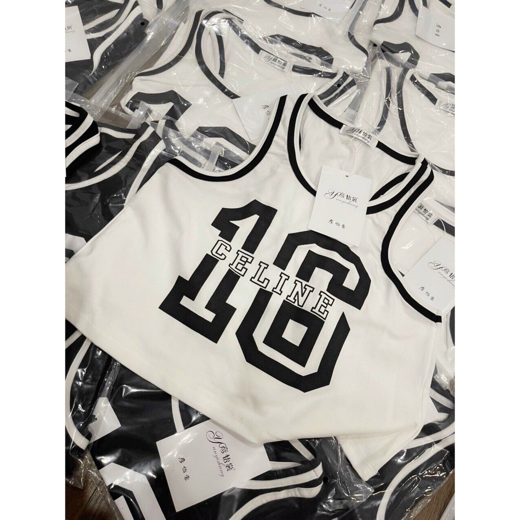 Áo croptop 3 lỗ in hình số 16 siêu chất Kanimi - AN14 | BigBuy360 - bigbuy360.vn