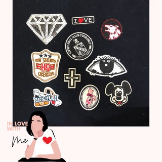 Sticker Ủi - Patch - Patch Cartoon Mua lẻ 5k, Combo 12 miếng 39k