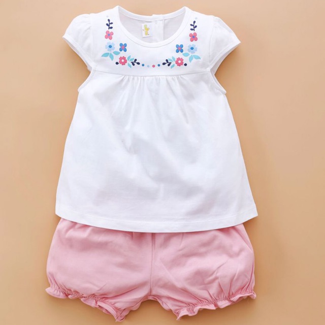 Set áo cộc cotton cho bé