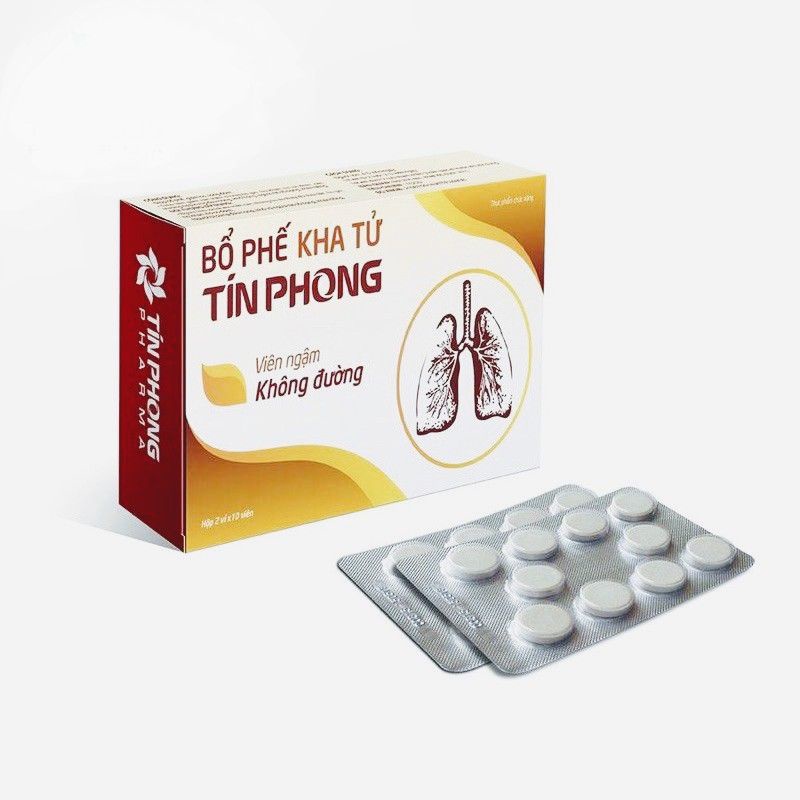 Thực phẩm bảo vệ sức khỏe Viên Ngậm Bổ Phế Kha Tử Tín Phong