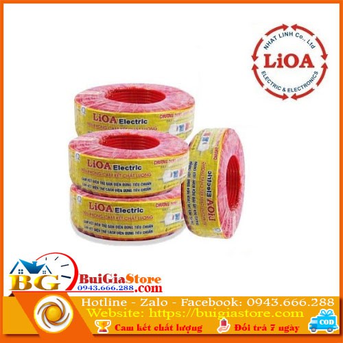 Dây dẫn điện LiOA dẹt 2 lõi 2x0.7mm (bán theo mét)