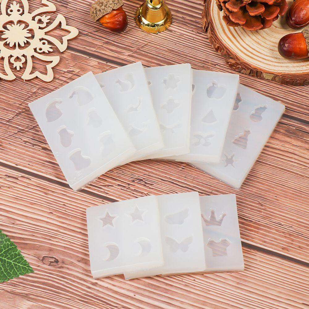 Khuôn Silicone Làm Mặt Vòng cổ / Móc Khóa Hình Giọt Nước