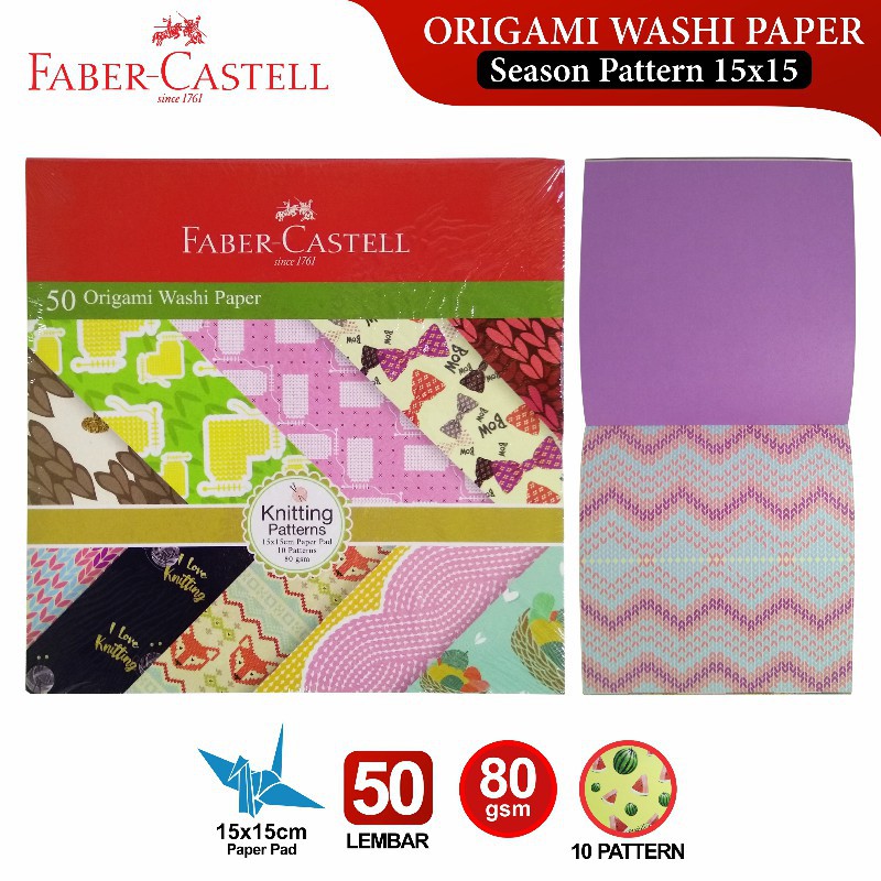 Faber-castell Giấy Gấp Origami 15x15 Krts Lpt