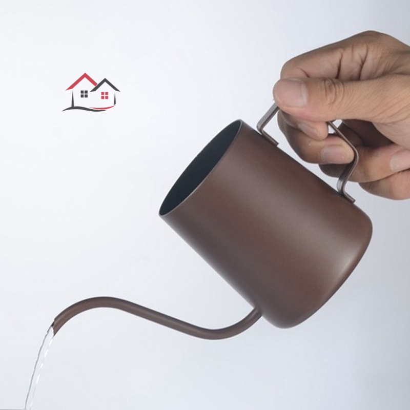 HYP Stainless Steel Long Spout Drip Kettle Narrow Gooseneck Hand Pour Over Coffee Pot  @VN