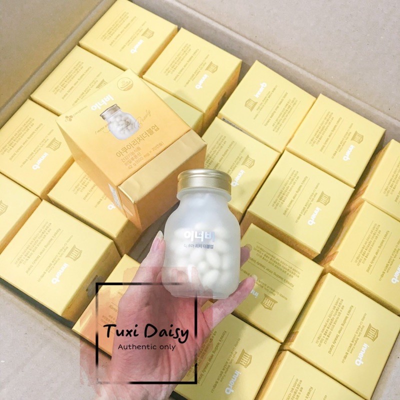 (70 viên mẫu mới) Viên cấp nước và collagen Innerb Aqua Rich | Thế Giới Skin Care