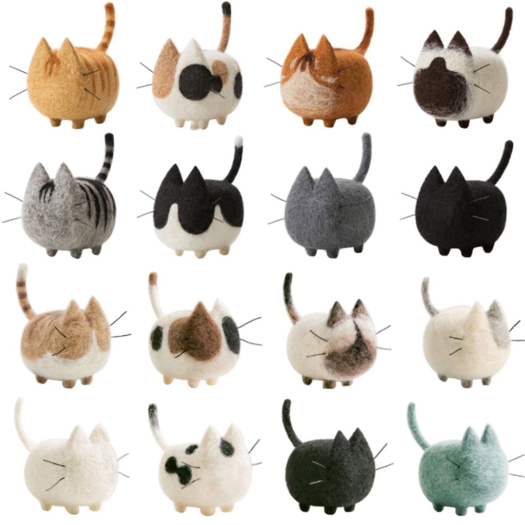 Búp Bê Vải Nỉ Hình Động Vật Không Cần Khoan Làm Đồ Thủ Công DIY Cho Bé