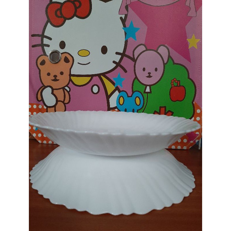 Đĩa gốm thủy tinh size 20cm