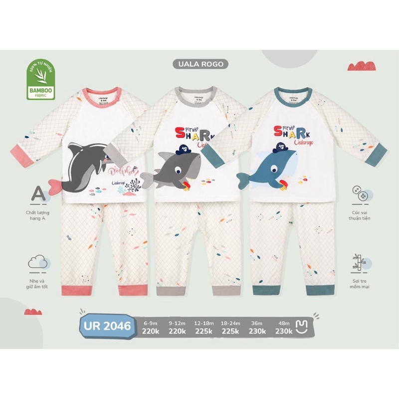 Bộ Cài Vai Dài Tay Uala Rogo UR 2046