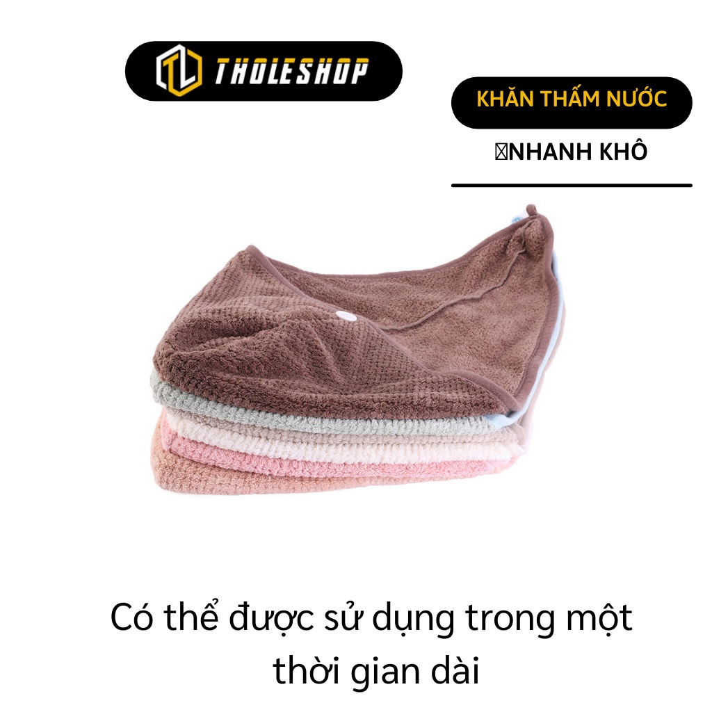 Khăn Quấn Tóc - Khăn Ủ Tóc Nhanh Khô Siêu Tốc, Hút Ẩm Và Thoáng Khí 8755