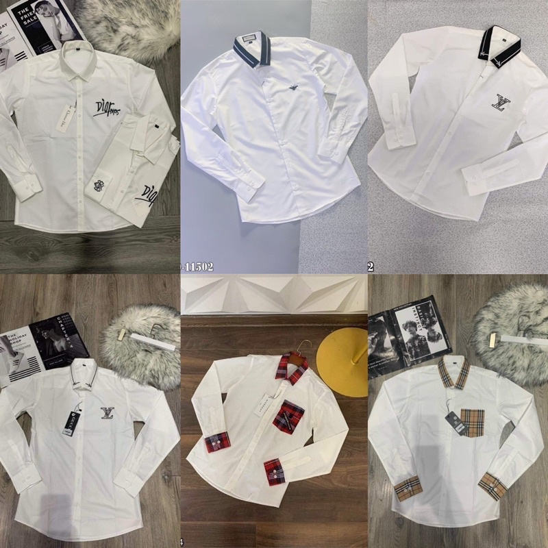 Áo sơ mi nam dài tay,chất liệu cotton thoáng mát, không nhăn, không bai xù