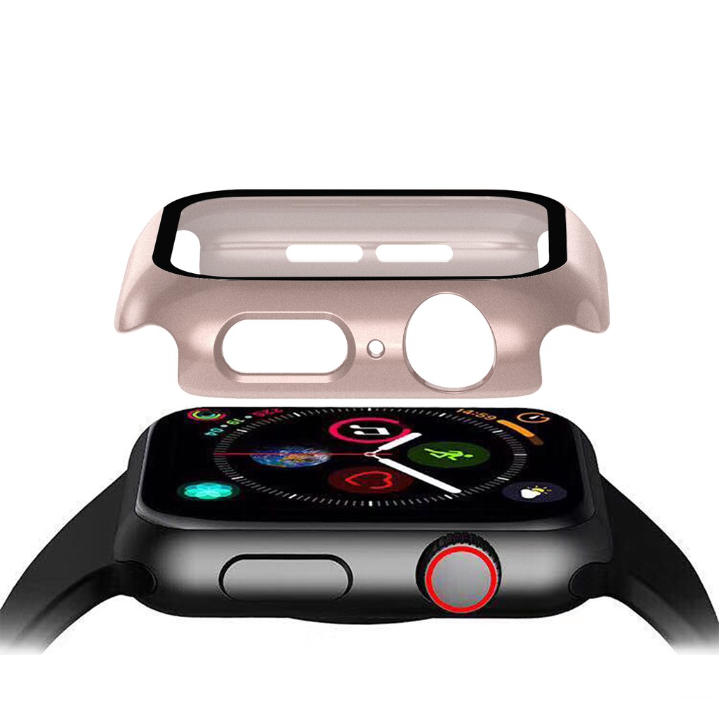 Ốp Viền Apple Watch Kính Cường Lực Chống Sốc Bảo Vệ Màn Hình Apple Watch Series 1/2/3/4/5 38mm 40mm 42mm 44mm