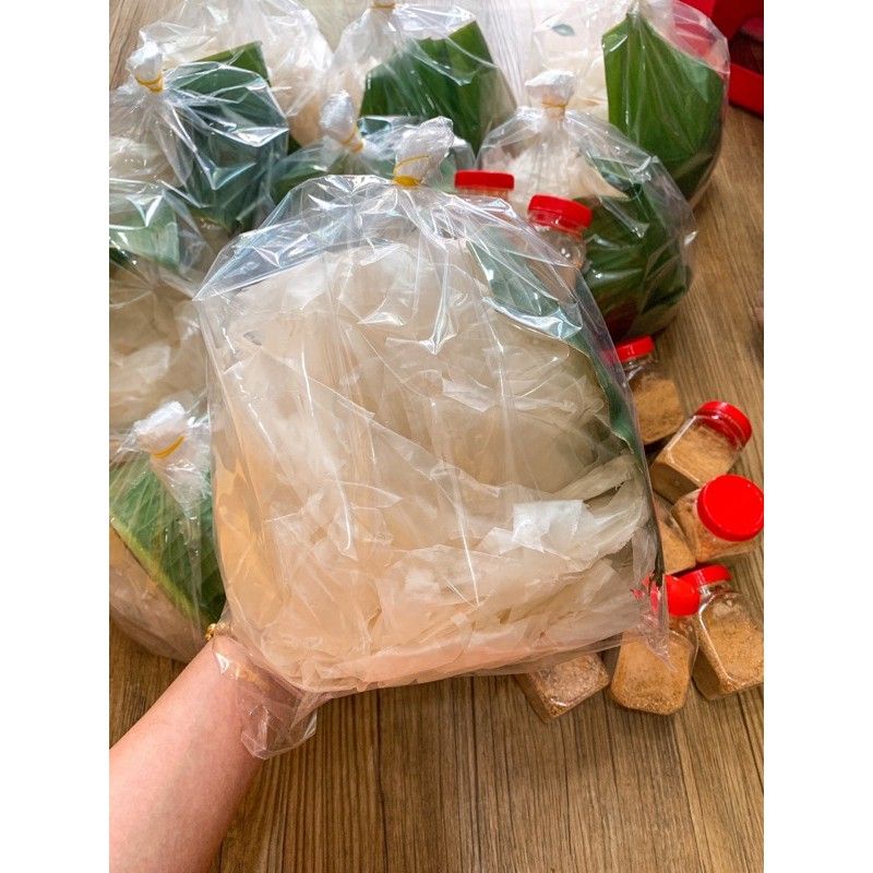 1KG BÁNH TRÁNG RÌA PHƠI SƯƠNG TẶNG KÈM MUỐI