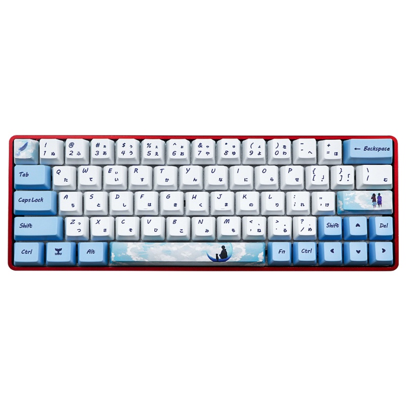 Bộ Nút Bàn Phím PBT Bền Bỉ Dành Cho GH60 GK61 GK64 73 Phím