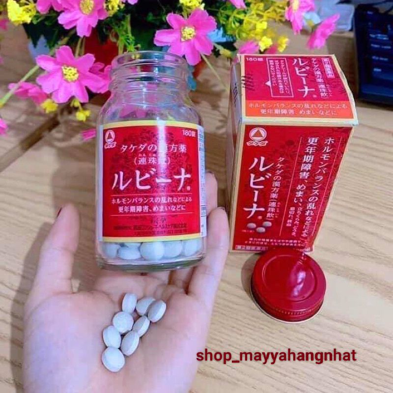 VIÊN UỐNG BỔ MÁU RUBINA 180 VIÊN NHẬT BẢN