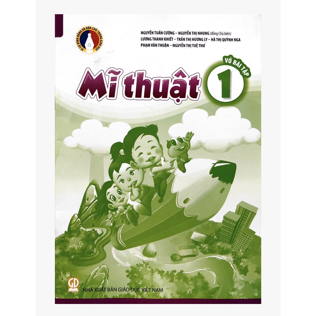 Sách - Vở bài tập mĩ thuật 1 (vì sự bình đẳng và dân chủ trong giáo dục) kèm 1 túi giấy thủ công