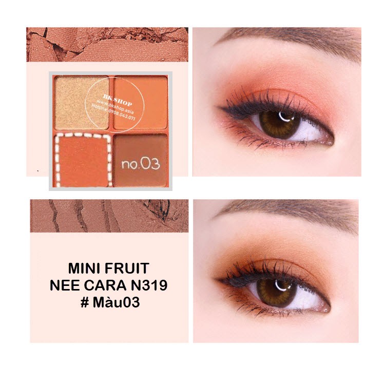 NEE CARA - Phấn mắt Mini Fruits