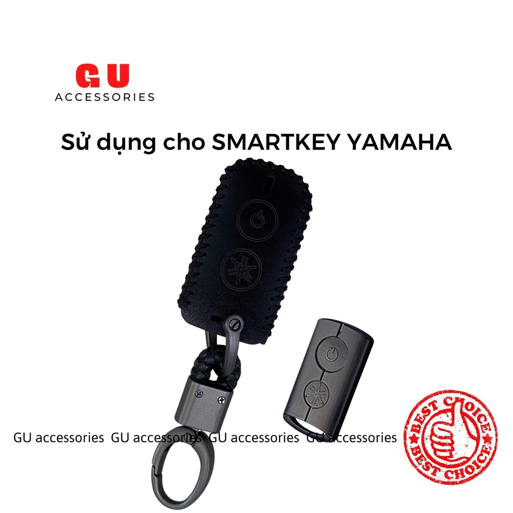 Bao da chìa khóa Smartkey dành cho xe YAMAHA FreeGo Janus Latte Grande Nozza NVX Xmax 300 bảo vệ Smartkey hiệu quả GU