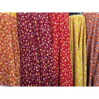 Vải lụa hàn châu,thô đũi rất nhiều hoa mát như vải lanh mà không nhăn may được áo,váy, bộ không cần lót ib để chọn mẫu ạ