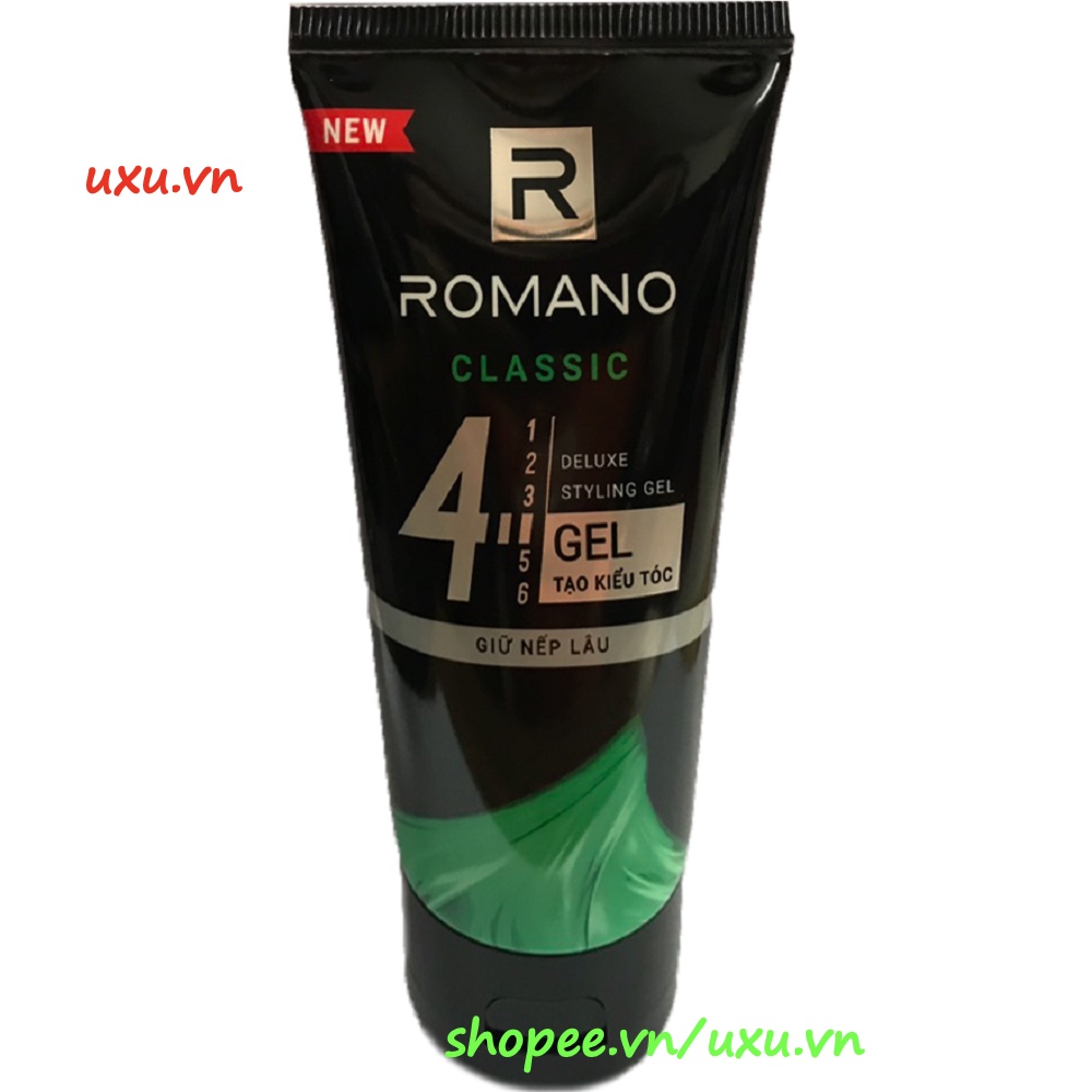 Gel Tạo Kiểu Tóc 150G Romano Classic Giữ Nếp Lâu Làm Mềm Tóc, Với uxu.vn Tất Cả Là Chính Hãng.