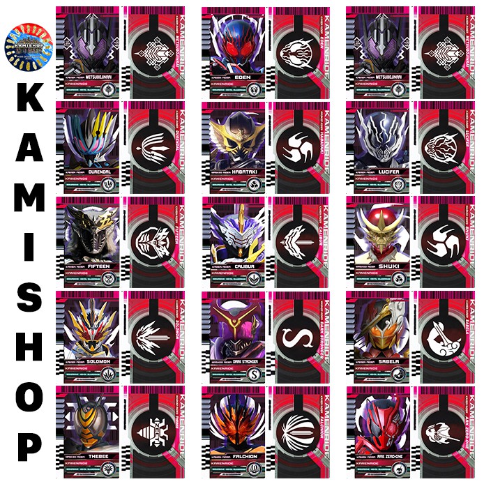 Card Kamen Rider Decade KAMISHOP Mẫu Mới Set 3