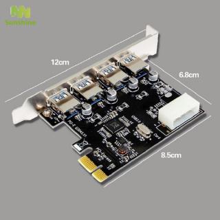 Card Mở Rộng 4 Cổng Usb 3.0 Pci-E
