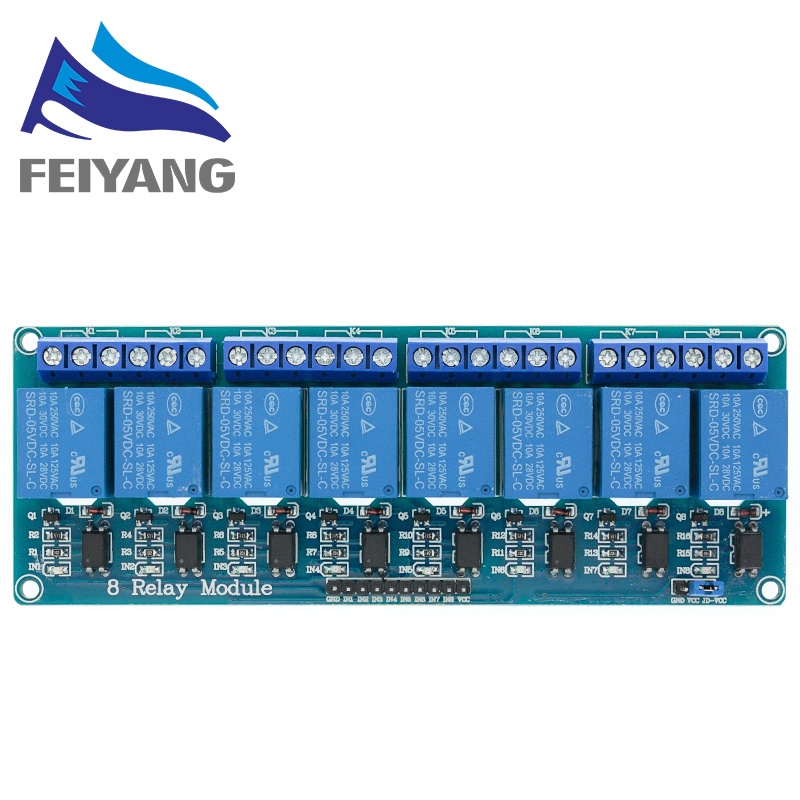 Mô đun rơ le 5V 1 2 4 8 kênh đầu ra 1 2 4 8 dành cho ARDUINO