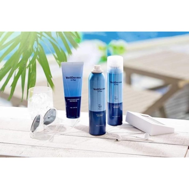 Xịt chống nắng WELLDERMA G PLUS COOLING SUN PRAY