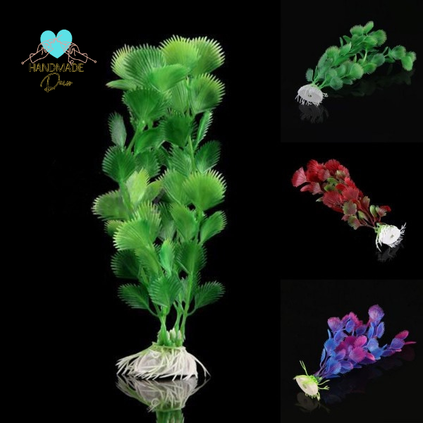 Cây nhựa thủy sinh set bể cá, trang trí tiểu cảnh thủy sinh